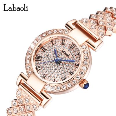 China Wholesale LABAOLI LA172 Stainless Steel Band Women's Water Resistant Leather Watch High Quality Custom Casual Fashion Logo Water Resistant New for sale