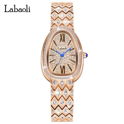 China LABAOLI LA173 Water Resistant Top Brand Ladies Crystal Quartz Wrist Watch Customized Luxury Quartz Watches Stainless Steel for sale