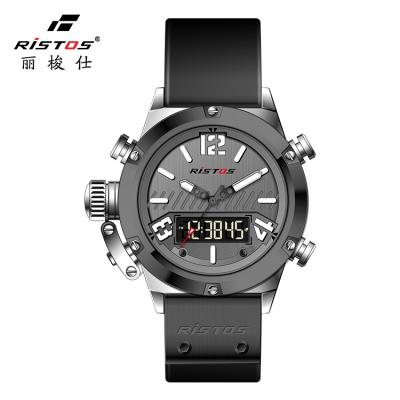 China Custom RISTOS 9393 Designer China Movement Leather Band Quartz Water Resistant Watch for sale