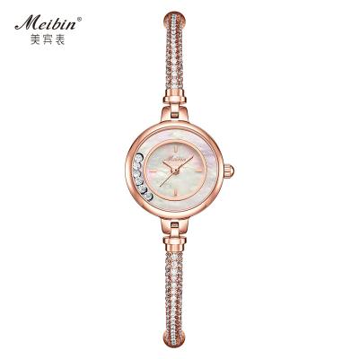 China Luxury Water Resistant MEIBIN 1646 Women Watches Strap Ladies Watch Quartz Casual Wristwatch Set For Lady for sale