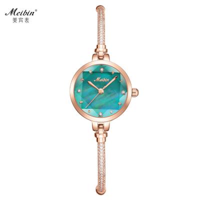 China Hot Selling Water Resistant MEIBIN 1648 Steel Quartz Watched Fashion Teen Girls Watch China Design Stainless Steel for sale