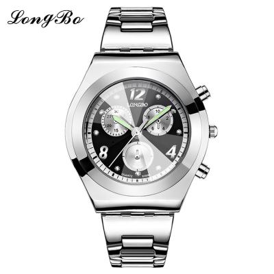 China Wholesale Luxury Elegant Water Resistant Watch Manufacturer Water Resistant LONGBO 8399 Quartz Stainless Steel Custom Brand for sale