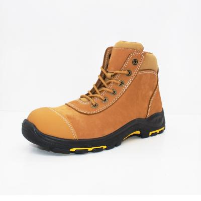 China Australia Style Steel Nubuck Leather Toe Boot For Men Work Steel Toe Safety Shoes for sale