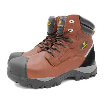 China Outdoor Wearable Waterproof Toe Suede Safety Work Boot PU Steel Leather Slip Anti Climbing Shoes For Men for sale