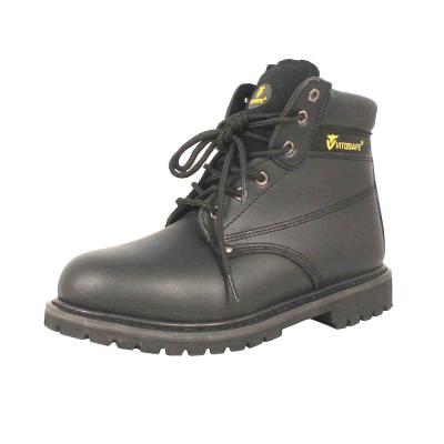 China Food Industry Flat Toe Anti-Static Acid-Resistant Aluminum Steel Leather Toe Cap Anti-Skid Botas Punta De Acero Safety Shoes for sale