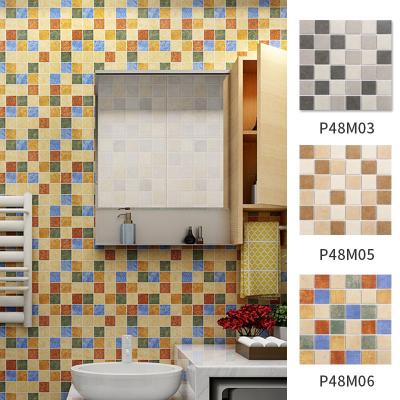 China CLASSIC Wall Tile Kitchen Floor Interior Wall Hotel Bathroom Mixed Color Marble Looking Back Splash Mosaic Tiles for sale