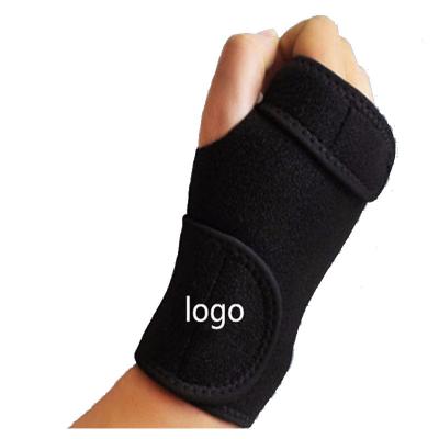 China Adjustable Breathable Protective Sports Wrist Splint Fitted Steel Plate Wrist Support Brace for sale