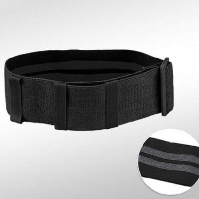 China Custom Exercise Muscle Fitness Strength Yoga Power Exercise Polyester Cotton Stretch Resistance Band for sale