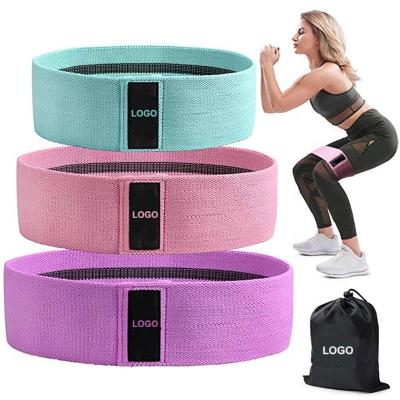 China Durable Anti-Slip Glute Exercise Resistance Band For Men And Women Hip Loop Bands Booty for sale