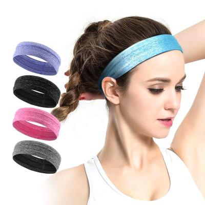 China 2019 Ect Amazone Custom Sweat Absorbent Headband Adjustable Hot Sale Non-slip Elastic For Sports for sale