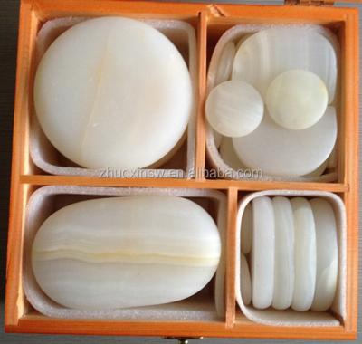 China Waxes but polishing deep cold marble stone massage set for relaxation for sale