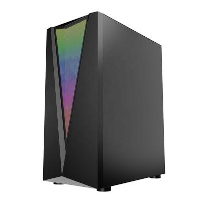 China With Hot Game RGB PC Gamer Side Panel Cases Window 2022 Sales Computer Chassis White PC Cases for sale