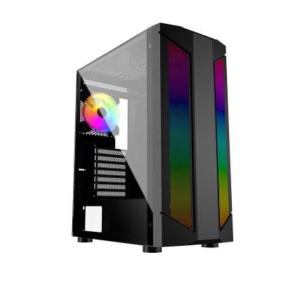 China With Side Panel Window Retail Gaming PC Cabinet Argb Atx Computer Case Wholesale for sale