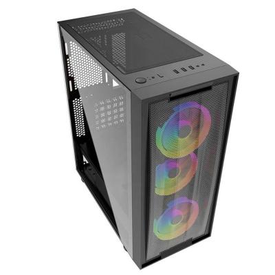 China With Mid Fan 2022 Motor Casing Dustproof Small PC Cabinet Tower ATX Computer Cases for sale