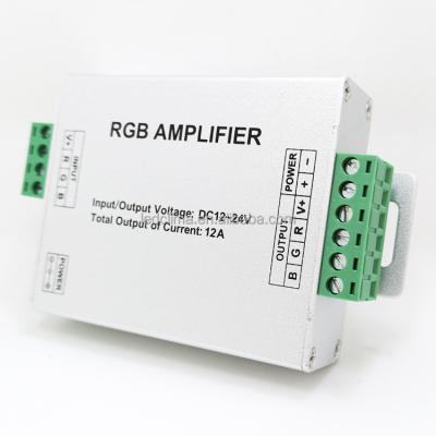 China For RGB LED strip china manufacturer DC12V-24V 12A 24A 3 channel RGB LED amplifier for RGB LED strips for sale