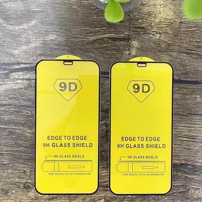 China 9D Mobile Cell Phone Screen Glass Tempered Protector Suitable For iPhone 13 Pro Max Screen Protector Cleaning Kit for sale