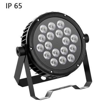 China DJ disco ktv club church stage party bands waterproof IP65 stage lighting 18X10W Rgbw 4 in 1 outdoor led par light for sale