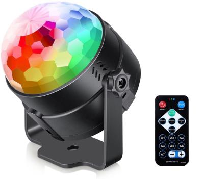 China DJ Disco House Party U King Stage Light Remote Control RGB LED Party Light Crystal Magic Ball Disco Sound Lights for sale