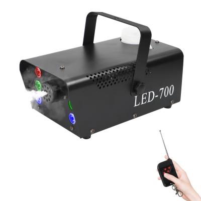 China Wedding U' King 700W RGB LED Fog Machine For Wedding Stage Light Led Disco Light With Remote Control DJ Smoke Machine for sale