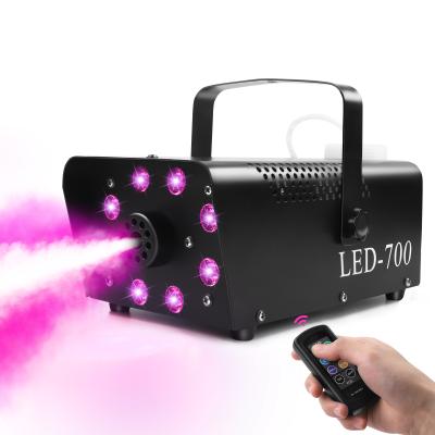 China RGB 700W LED FOG Smoke Machine with 8PCS RGB 3 in 1 LED Stage for sale