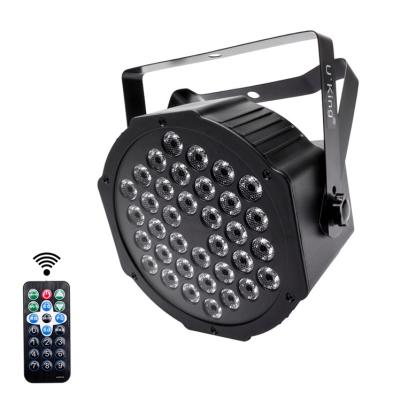 China Can be used for Aluminum Shell 72W RGB 36 LED Wireless Remote Upward Disco Light DJ Lighting or Led Stage Lighting for sale