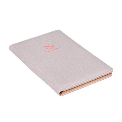 China Hot Selling PU+Wood Finish Office/Restaurant Office Bill Folder Light Gray Manufacturer for sale