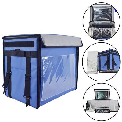 China Large Size Waterproof Motorcycle Cooler Bags Food Delivery Bag for sale