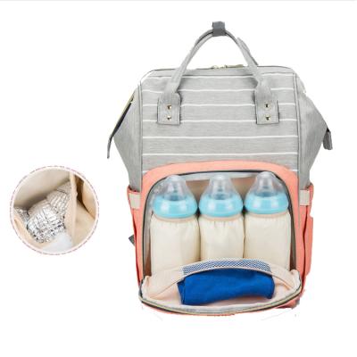 China Water Resistant Baby Diaper Change Bags Fashion Mommy Travel Backpack Diaper Bag For Mother for sale