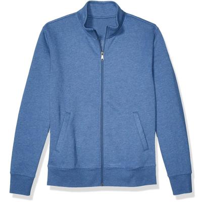 China Breathable Hot Sale New Custom Design Full Zip Man Fleece White Jackets Men for sale