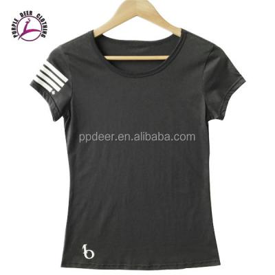 China New Design Anti-pilling Eu Size Logo T-shirt Fashionable Women T-shirt Women Custom T-shirts for sale