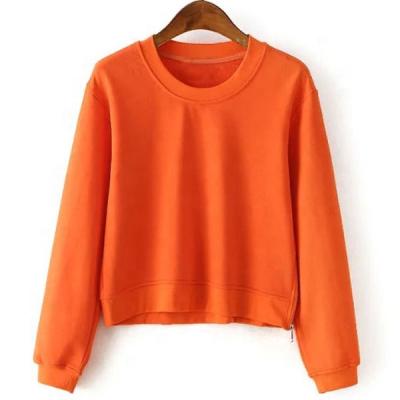 China Wholesale Promotion Best Quality Breathable Crewneck Crop Sweatshirt Women for sale