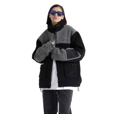 China New Design Women Patchwork Fleece Two Tone Ladies Jackets Latest Design Custom High Quality Breathable for sale