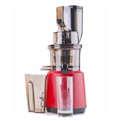 China Latest Hotel HongHao Model 200W Easy Clean Free Slow High Yield PP Tritan BPA Cold Press Masticating Squeezing Juice Extractor for sale