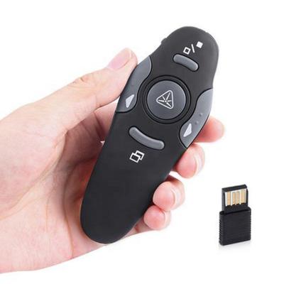 China Simple Service 2.4GHz Wireless Presenter Red Laser Pointer PPT Remote Controller for Presentation Meeting Teaching Clicker in Box Package for sale