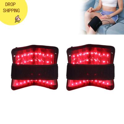 China Slimming/Pain Relief Factory Sale 660Nm 850Nm Laser Burn Cellulite Led Pain Relief Slim Arms Pad Red Light Therapy Belt Wrap for sale