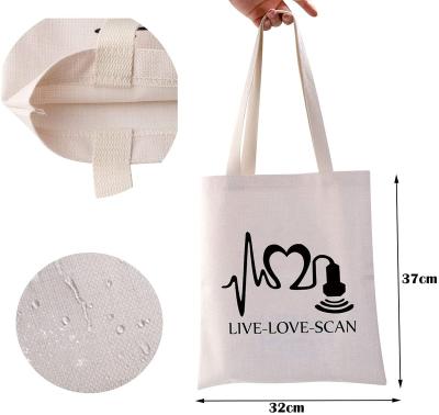 China Cotton Reusable Custom Color Canvas Donation Store Coin Purse Head Master Bag for sale