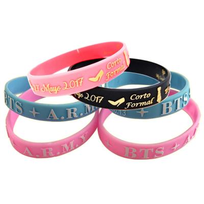 China Souvenir/Promotion Gifts/Advertising Gift Multi Color Custom Logo Customized Silicone Wristbands Bracelets Rubber Band Bracelets Silicone Wristband, Wristband Silicone for sale