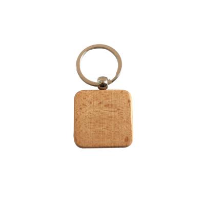 China Custom Logo Wood Key Chain Wooden Key Chain Wooden Key Chains Sale Beech Wood Activity Gift Promotion Hot Product for sale