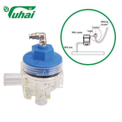 China PSU Material Milk Flow Sensor Shut Off Valve Positive Negative Pressure Dairy Flow Meter for sale