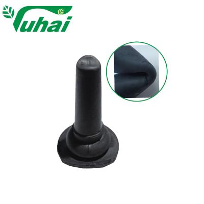 China Black Rubber Material Lamb Feeding Teats For Cow Feedeing Bottle for sale