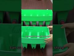 white calf feeding buckets with nipple 8l crash resistance animal feeding tools
