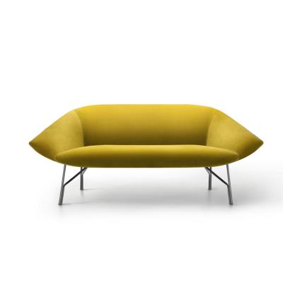 China Modern Cloud Sofa Greenfield Furniture Metal Leg Design Upholstered Furniture 2 seater Sofa Seating Cloud Sofa for sale