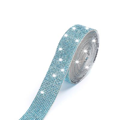 China Pointback Various Style Pointback DIY Crystal Rhinestone Ribbon Sticker for sale