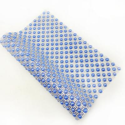 China Various Styles Eco - Friendly Ceramic Pearl Rhinestone Hot Fix Crystal Diamond Sticker for sale