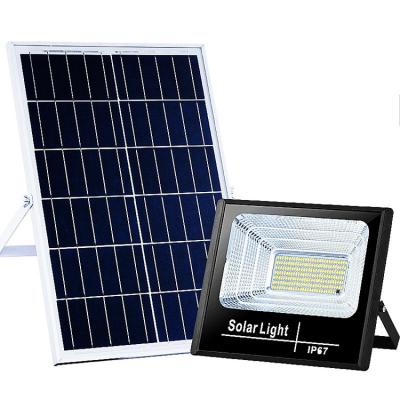 China OEM Ip67 lamp 25w wholesale price outdoor solar waterproof outdoor panel 100w 200w 300w led solar flood light 100w for sale