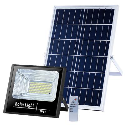 China 6500k 200w 100watt Solar Flood Light 100w Energy Efficient 40w 60w 300w 500w Ip67 Led Street Solar Powered 100w Flood Light for sale