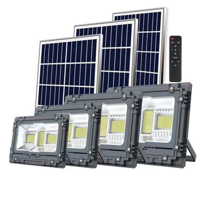 China Regular and RGB Patterns Lighting Motion Sensor 300w 200 Watt Solar Led Flood Light for sale