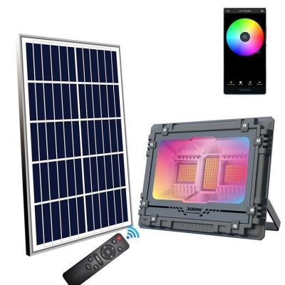 China Regular And RGB Patterns New 500w Solar Led Flood Lights Ip67 500w 600w 800W Light Outdoor Solar Flood Light for sale