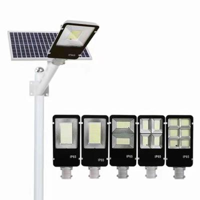 China Solar Charging Distric Waterproof Aluminum Solar Led Street Light Road Panel 150w 300w Lightweight Outdoor Professional 100w Solar Led Street Light for sale