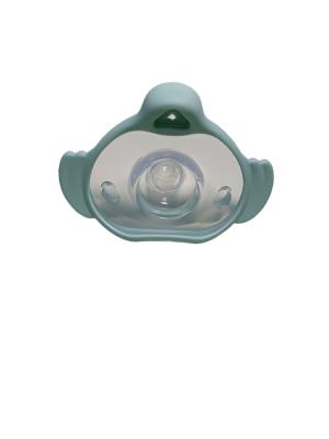 China Elefante Verde Pré-Orthodontic Dummy Bibs Para a Noite à venda